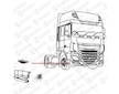 Stupačka DAF XF106 pravá dolní MTX ED06190201
