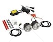 Světla denního svícení kulatá 70mm, 4 HIGH POWER LED 12V/24V  COMPASS