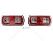 Světla zadní LED 3-funkce sada 12/24V sada 2ks levá + pravá