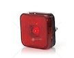 Svítilna obrysová čtvercová červená LED 304 WAS W63/304