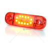 Svítilna poziční červená zadní 12LED WAS W97.3T