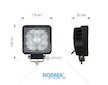 Svítilna pracovní diodová čtvercová 6000K BOSMA 6155