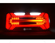 Svítilna sdružená LED zadní 24V levá s osvětlením SPZ WAS W184DD/1282DDL