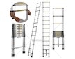 Teleskopický žebřík 3,8m, 150kg, hliníkový GEKO