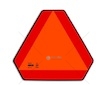 Trojúhelník pro pomalá vozidla kovový s gumovým chráničem