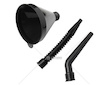Trychtýř na palivo 3 dílný černý AMiO-02006