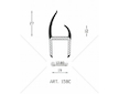 USZCZELKA DRZWI NACZEPY PVC 17,8/19 MM  CS-ART158C