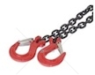 Vázací řetěz s okem a hákem do 2,8t, dl=2m, 8mm tloušťka řetězu