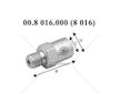 Ventil čerpadla paliva VOLVO  00.8016.000