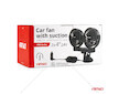 Ventilátor do auta s přísavkou 2x4