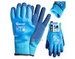 Voděodolné, zateplené pracovní rukavice, jersey - latex, velikost 8 - GEKO