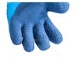 Voděodolné, zateplené pracovní rukavice, jersey - latex, velikost 8 - GEKO