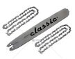 Vodící lišta na řetězové pily a 2 řetězy 40 cm 16