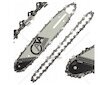 Vodící lišta na řetězové pily a dva řetězy 25 cm 10