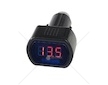 Voltmetr digitální do zásuvky zapalovače 12/24V Testr napětí autobaterie