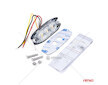 Výstražné osvětlení oranžové 3x3W LED R65 R10 12 / 24V IP67