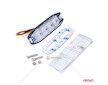 Výstražné osvětlení oranžové 4x3W LED R65 R10 12 / 24V IP67 AMIO-02298