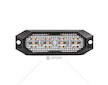 Výstražné osvětlení oranžové 4x3W LED R65 R10 12 / 24V IP6K9K AMIO-03929