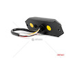 Výstražné osvětlení oranžové 4x3W LED R65 R10 12 / 24V IP6K9K AMIO-03929
