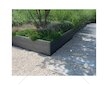 Vyvýšený záhon 1492x756x250mm, antracit BASE WOODY