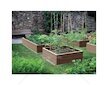 Vyvýšený záhon 756x250mm, hnědý BASE WOODY