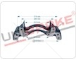 WSPORNIK ZACISKU HAM.MB ACTROS MP4 PRZOD UNIBRAKE UNB5805