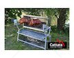 Zahradní gril PIGLET na dřevěné uhlí s elektrickým rožněm CATTARA