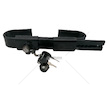 Zámek kontejneru U - černý lakovaný 290-500mm