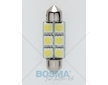 Žárovka 12V 1,5W 6LED bílá 2ks BOSMA 3819
