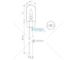 Žárovka 12V 1W T4,2 BOSMA 3271