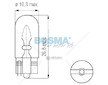 Žárovka 12V 3W T10 W3W BOSMA 1970Žárovka 12V 3W T10 W3W BOSMA 1970
