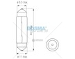 Žárovka 12V 5W SV8,5 11X44 BOSMA 1727