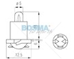 Žárovka 24V 1,4W EBSR s držákem BOSMA 1000Z