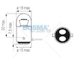 Žárovka 24V 10W BA15D BOSMA 0553