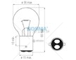 Žárovka 24V 45W BA15D 35X56 BOSMA 5640