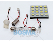Žárovka LED 12V PLATE 35X35 16XSMD 5050 BOSMA 3390/B