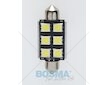 Žárovka LED 24V SV8,5W 6XSMD 5050 bílá BOSMA 3871