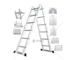 Žebřík hliníkový multifunkční 4m, 2x7