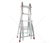 Žebřík hliníkový multifunkční 4m, 2x7