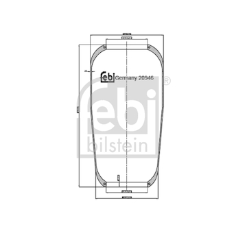 Mech, pneumaticke odpruzeni FEBI BILSTEIN 20946
