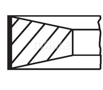 Sada pístních kroužků MAHLE 209 59 N0