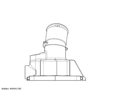 Termostat, chladivo BorgWarner (Wahler) 410081.79D
