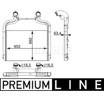 Chladič turba MAHLE CI 36 000P
