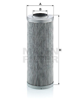 Filtr, pracovní hydraulika MANN-FILTER HD 846