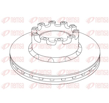 Brzdový kotouč REMSA NCA1227.20