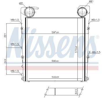 Chladič turba NISSENS 961552