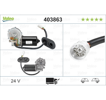 Motor stěračů VALEO 403863