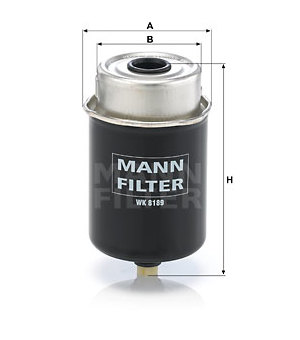 Palivový filtr MANN-FILTER WK 8189