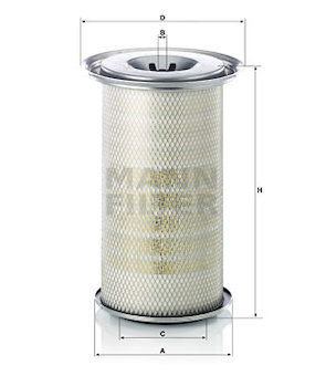 Vzduchový filtr MANN-FILTER C 24 037