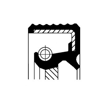 Těsnicí kroužek hřídele, hřídel převodovky CORTECO 01030104B